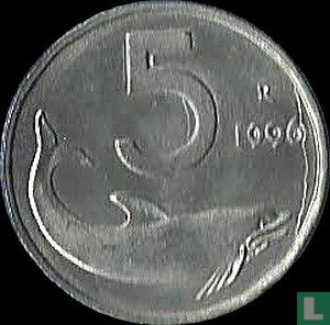 Italien 5 Lire 1996 - Bild 1