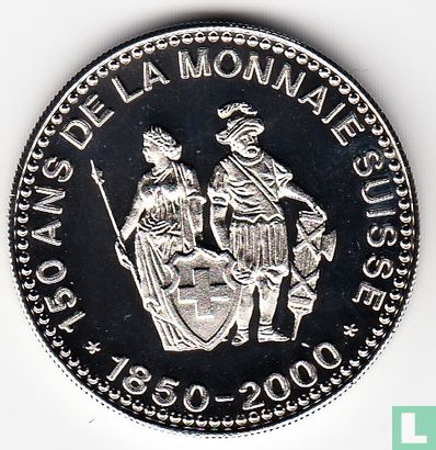 Zwitserland 500 francs "150 jaar Zwitserse Munt" - Afbeelding 2