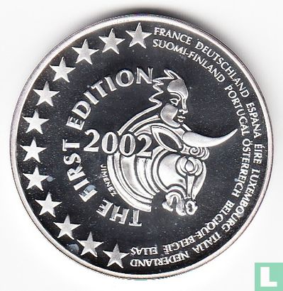 Luxemburg The First Edition 2002 Euro - Afbeelding 2