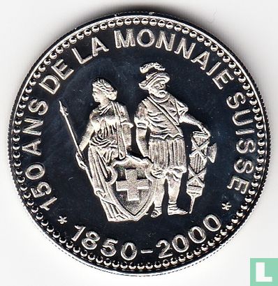 Zwitserland 100 francs "150 jaar Zwitserse Munt" - Afbeelding 2