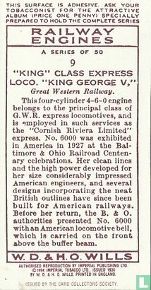 "King" Class Express Locomotive "King George V", G.W.R. - Afbeelding 2