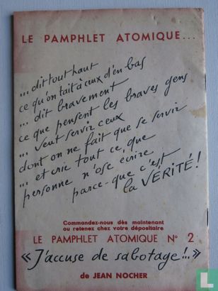 Le pamphlet atomique de Jean NOCHER 1 - Bild 2