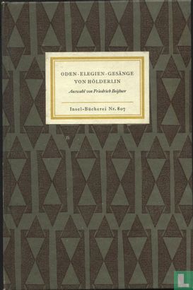 Oden, Elegien, Gesänge von Hölderlin - Afbeelding 1