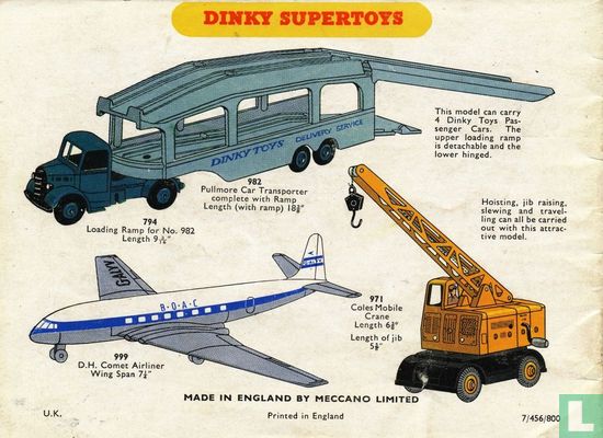 Dinky Toys  Dinky Supertoys  - Afbeelding 2