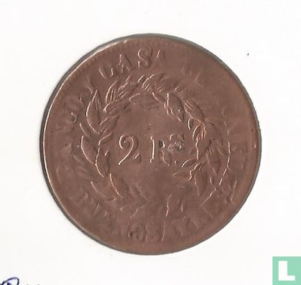 Buenos Aires 2 reales 1860 - Image 2