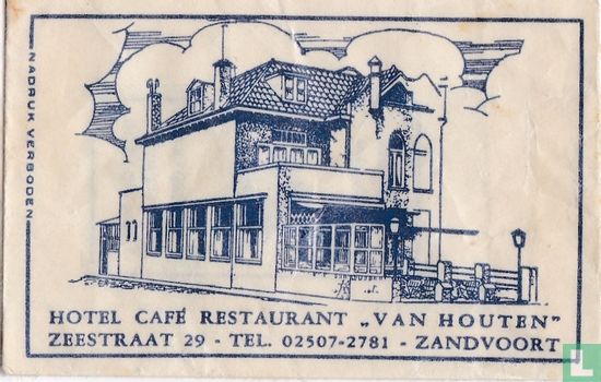 Hotel Café Restaurant "Van Houten" - Afbeelding 1