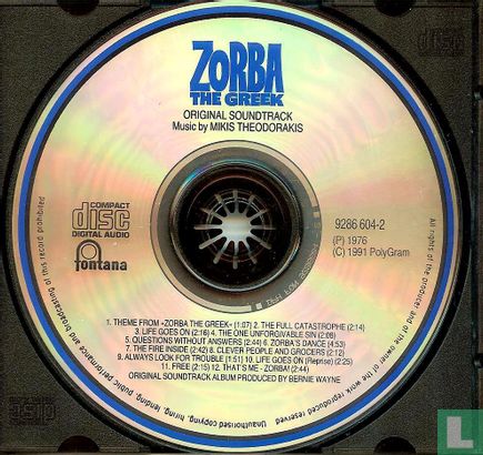 Zorba the Greek (original soundtrack album) - Image 3