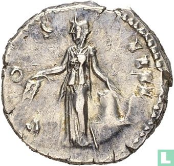 Antoninus Pius 138-161, AR Denarius Rome 153-54 - Afbeelding 1