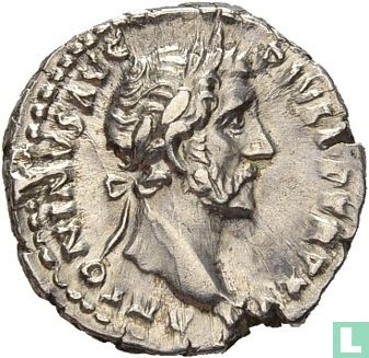 Antoninus Pius 138-161, AR Denarius Rome 153-54 - Afbeelding 2