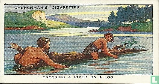 Crossing a River on a Log - Bild 1