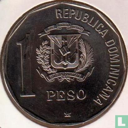 Dominikanische Republik 1 Peso 1991 "500th anniversary Discovery and evangelization of America" - Bild 2