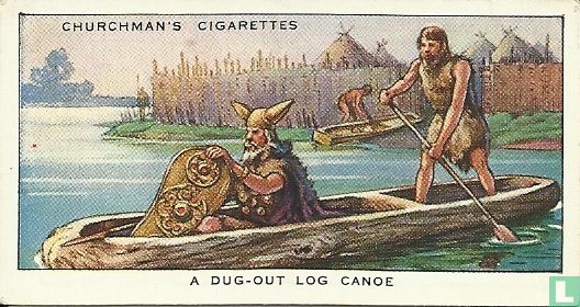 A dug-out log canoe - Image 1