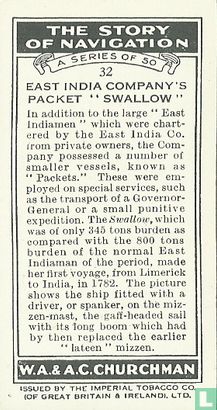 East India Company's Packet "Swallow" - Bild 2