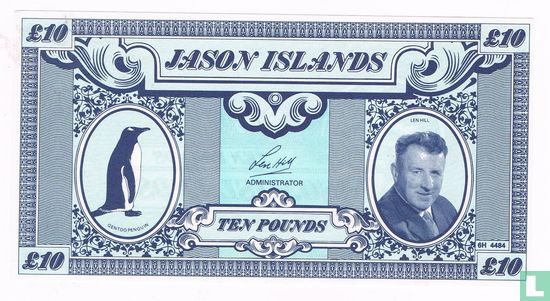 Jason Islands 10 Pfund 1979 UNC