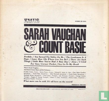 Count Basie Sarah Vaughan  - Bild 2