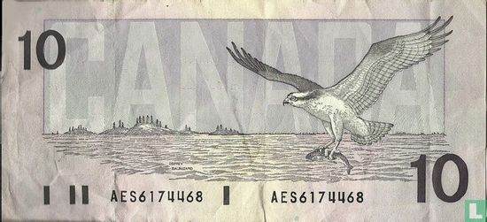 Canada 10 Dollars 1989 - Afbeelding 2