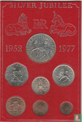 United Kingdom mint set 1977 "Silver Jubilee" - Image 1