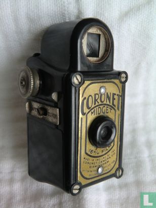 Coronet Midget (zwart) Miniatuur Camera - Afbeelding 1