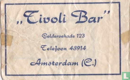 "Tivoli Bar" - Afbeelding 1