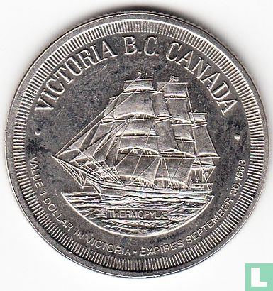 Canada 1 Dollar - Victoria - British Columbia - The Thermopylæ - Image 1