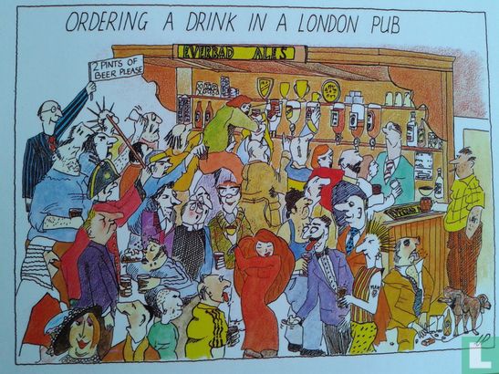 Ordering a drink in a London Pub