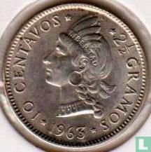 Dominican Republic 10 centavos 1963 "100th anniversary Restoration of the Republic" - Image 1