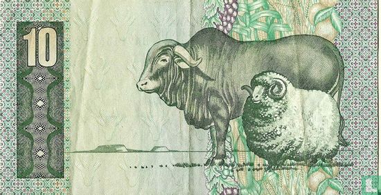 Zuid Afrika 10 Rand - Afbeelding 2