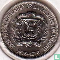 Dominicaanse Republiek 10 centavos 1976 "100th anniversary Death of Juan Pablo Duarte" - Afbeelding 2