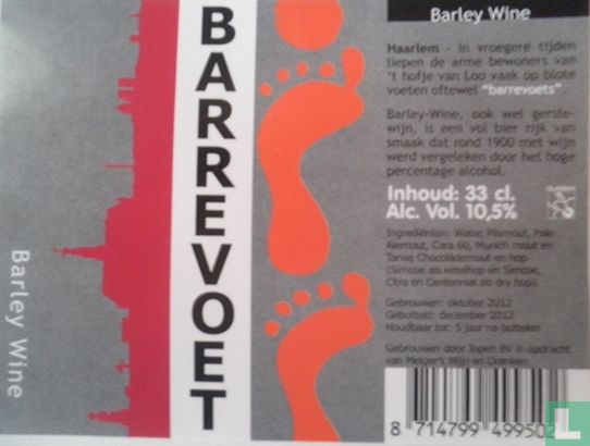 Barrevoet Barley Wine
