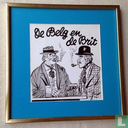Illustration originale « Le belge et le Brit » - Image 1