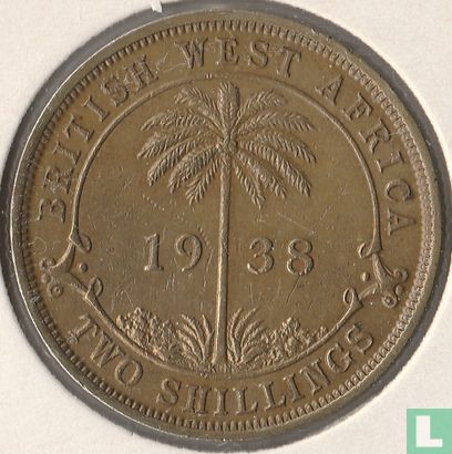 British West Africa 2 shillings 1938 (KN) - Image 1