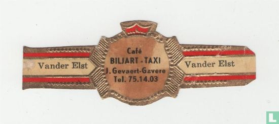Café BILJART - TAXI J. Gevaert-Gavere Tel. 75.14.03