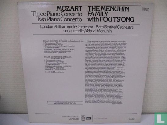 Mozart Three Piano Concerto And Two Piano Concerto - Image 2
