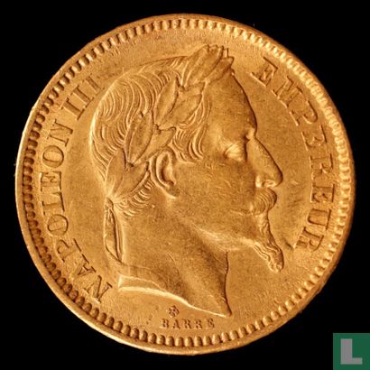 Frankrijk 20 francs 1863 (BB) - Afbeelding 2
