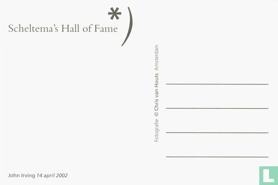 Scheltema's Hall of Fame - John Irving 14 april 2002 - Afbeelding 2
