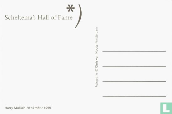 Scheltema's Hall of Fame - Harry Mulisch 10 oktober 1998 - Afbeelding 2