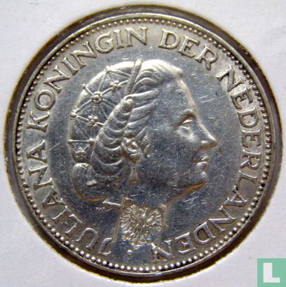 Nederland 2½ gulden 1959 met Poolse klop - Afbeelding 1