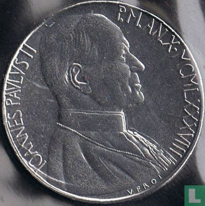 Vaticaan 50 lire 1988 - Afbeelding 1