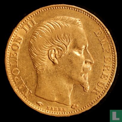 Frankrijk 20 francs 1859 (A) - Afbeelding 2