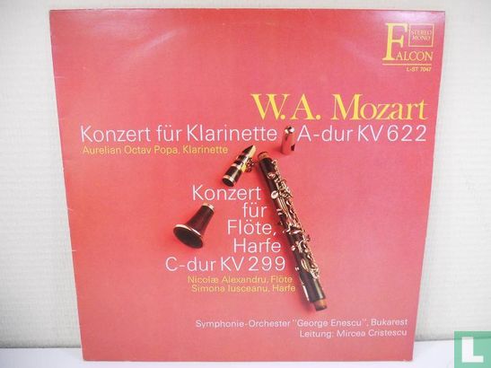 Mozart Konzert für Klarinette A-Dur KV 622 Konzert für Flöte, Harfe C-Dur KV 299 - Image 1
