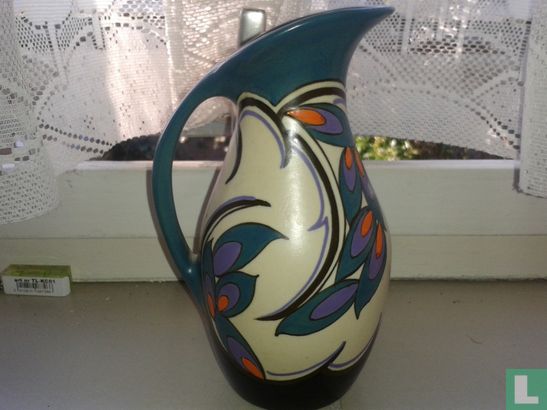 Very rare Art Deco plateel fabriek gouda vase - Image 1