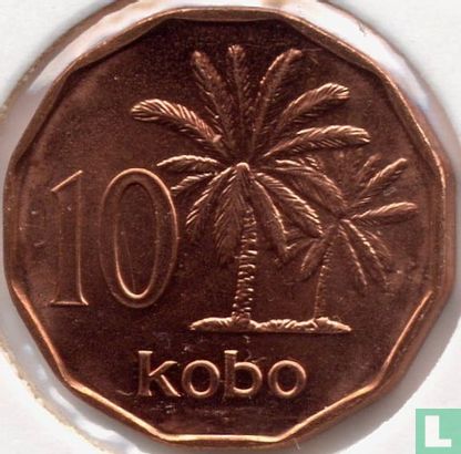 Nigeria 10 kobo 1991 - Image 2