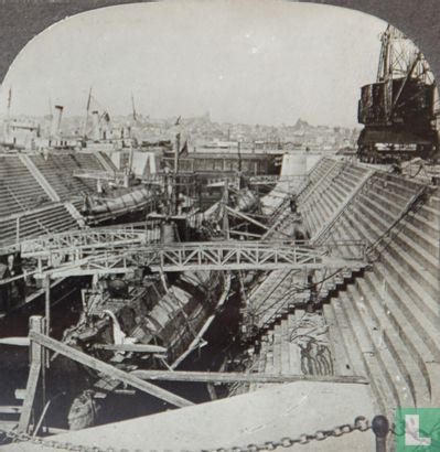 Submarines in dry dock in Government navy Yard - Image 2