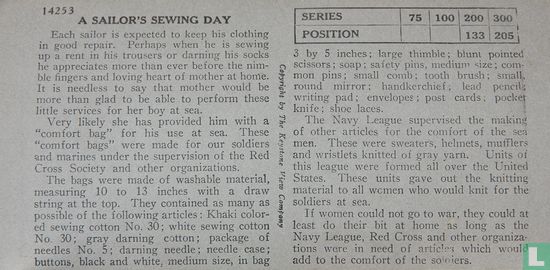 A sailor's sewing day - Afbeelding 3