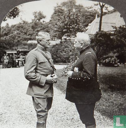 Joffre and Pershing in Governor's Gardens, Paris - Image 2