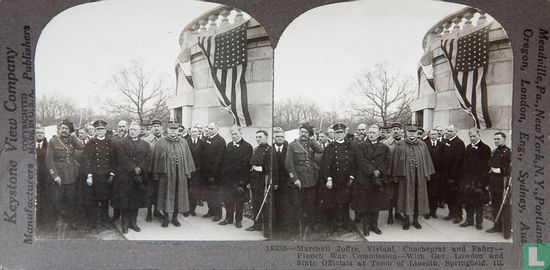 French War Commissioin at Lincoln's  tomb, Sprigfield, Illinois - Afbeelding 1