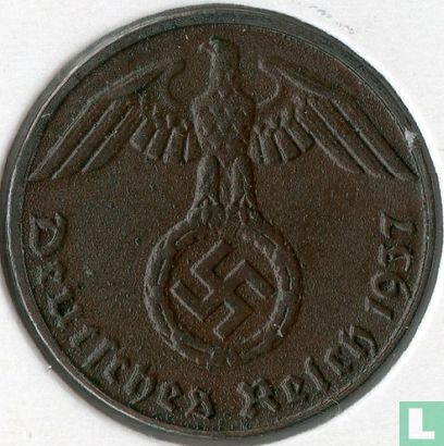 Duitse Rijk 1 reichspfennig 1937 (D) - Afbeelding 1