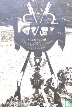 Oorlogsslachtoffers 24 Augustus 1914 Herinnering . A la Memoires des Victimes du Combat du 24 Aout 1914 - Image 3