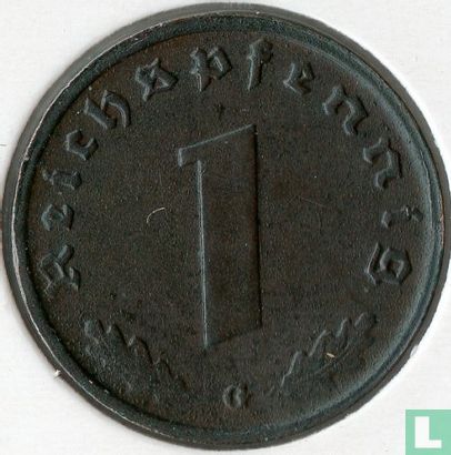 Duitse Rijk 1 reichspfennig 1939 (G) - Afbeelding 2