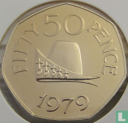 Guernsey 50 pence 1979 (PROOF) - Afbeelding 1